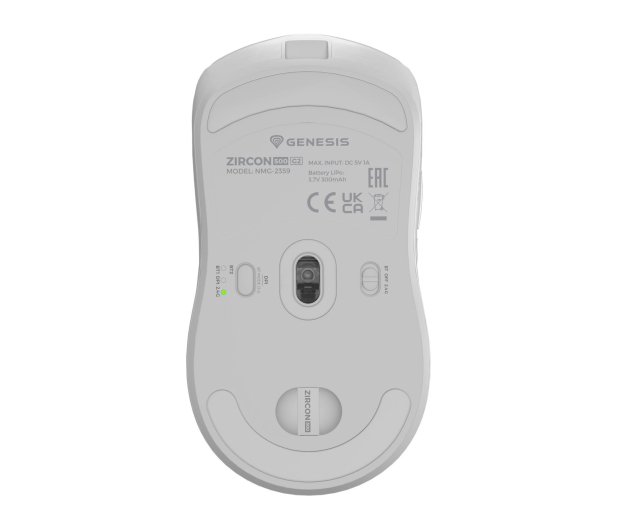 Genesis Zircon 500 Wireless biała NMG-2114 - 1207217 - zdjęcie 2